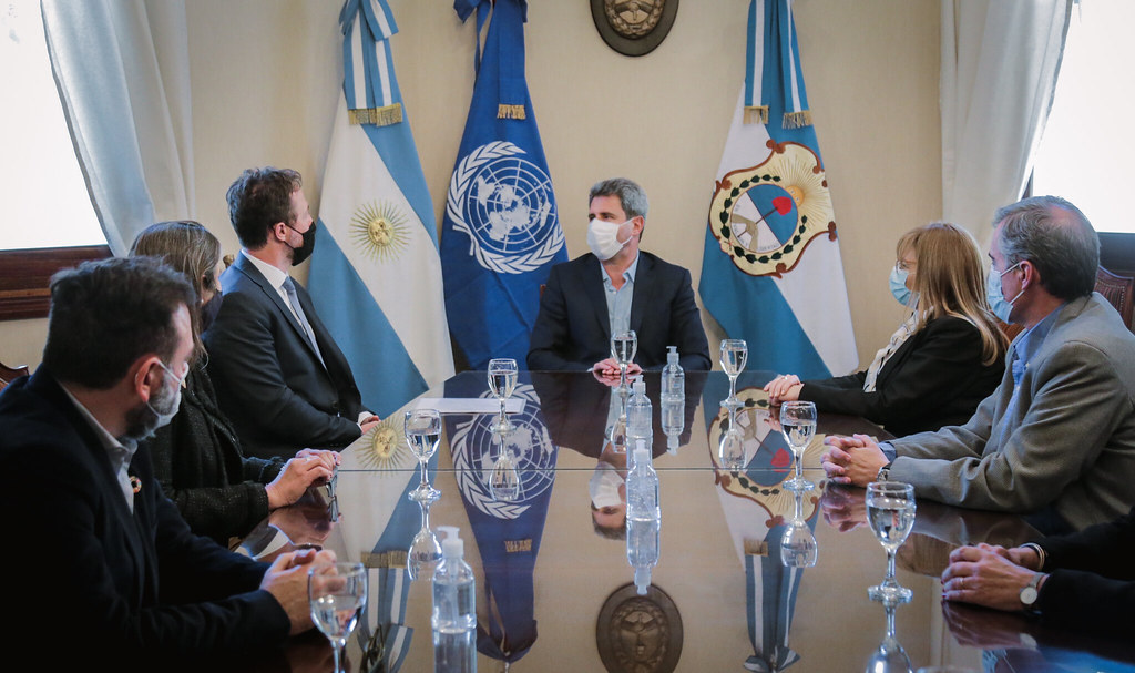 El representante en Argentina del PNUD se reunió con Uñac y destacó los indicadores económicos de San Juan
