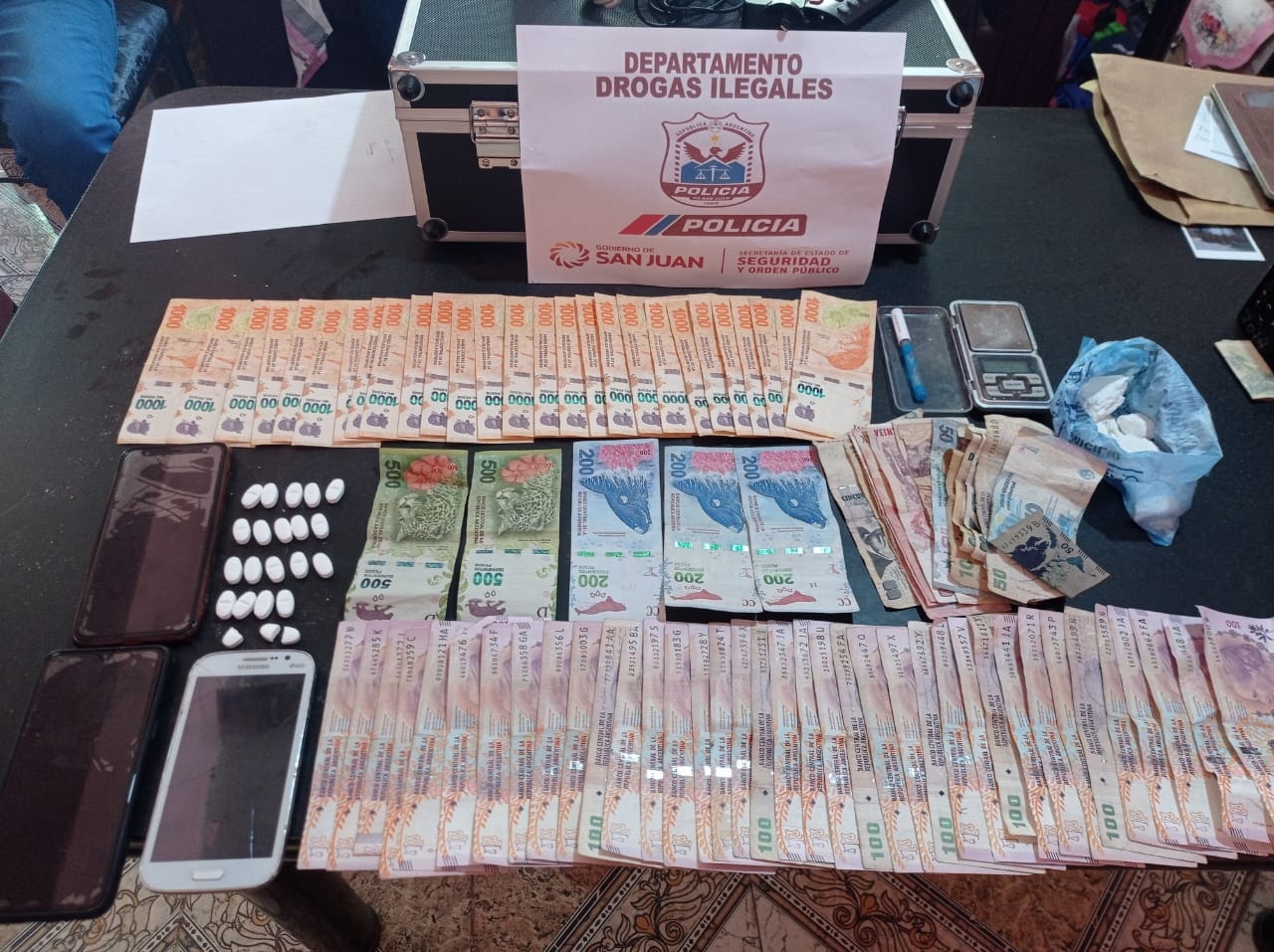 Detienen a una banda narco que operaba en Caucete y 25 de Mayo