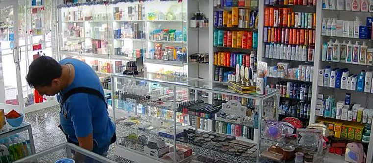 Caucete: «mechero» quedó filmado robando en un local