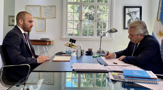 Guzmán: «El Presidente hará uso de la ley 24.156 para prorrogar el Presupuesto vigente»