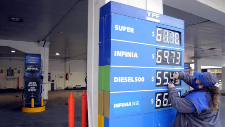 San Juan: así quedaron los precios con la suba de la nafta