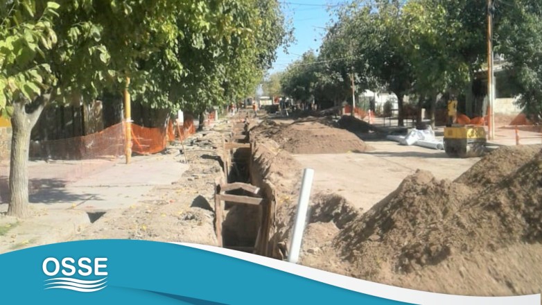 La obra de cloacas en Caucete tiene nueve frentes de trabajo activos