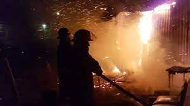 Caucete: un incendio destruyó una vivienda céntrica