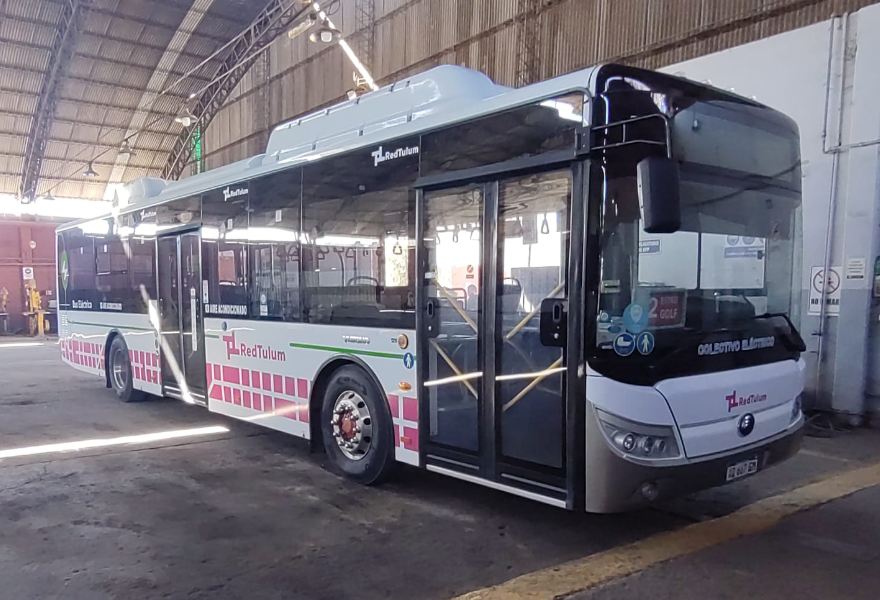 Red Tulum: incorporarán 10 colectivos eléctricos