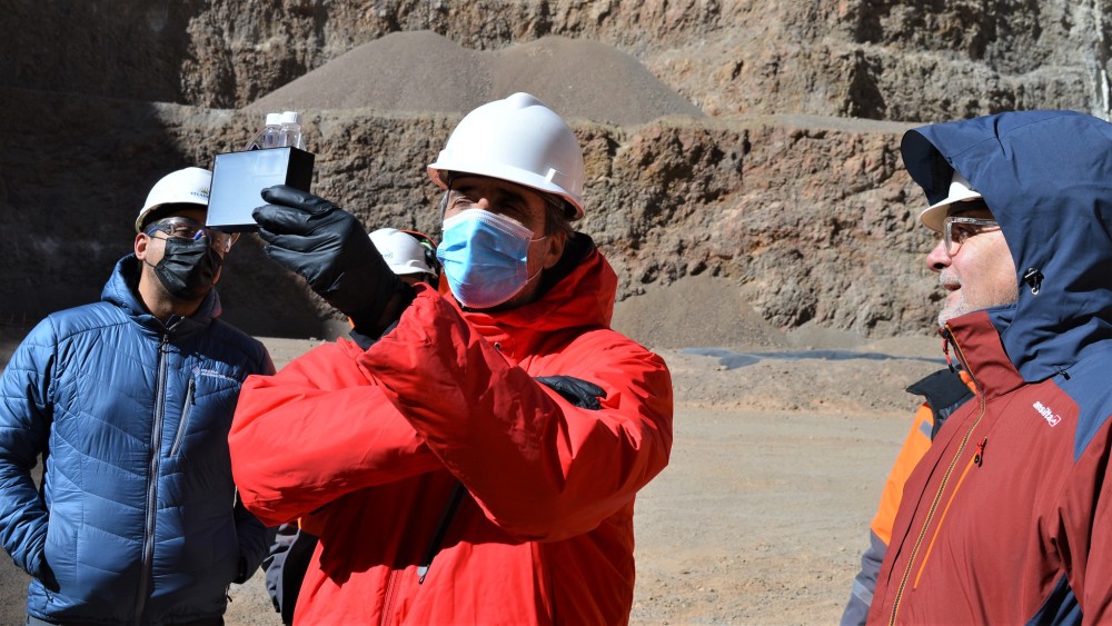 Minería recorrió las instalaciones de Veladero