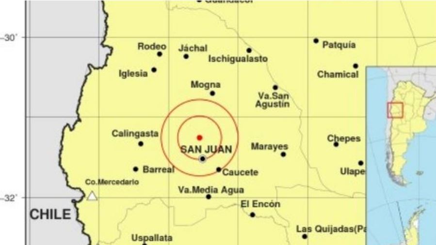 San Juan: hubo dos sismos durante la madrugada