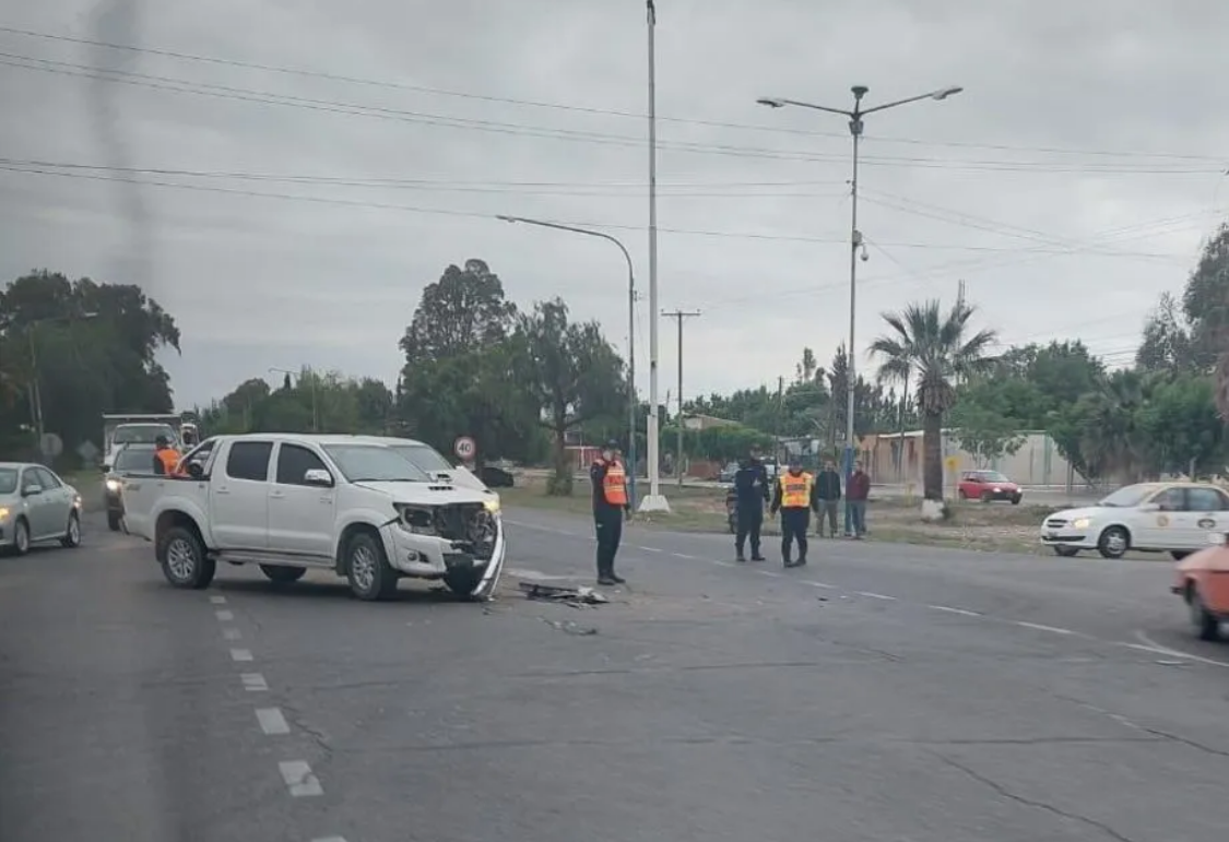 9 de Julio: dos camionetas protagonizaron un violento accidente