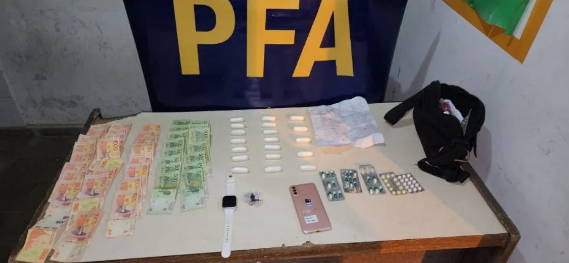 Una caucetera detenida al intentar ingresar drogas valuadas en $650.000