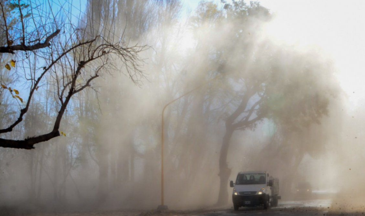 Para este lunes prevén la llegada de un fuerte viento Norte