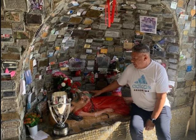 De Chiqui Tapia a Uñac: «Prepararme la Difunta»