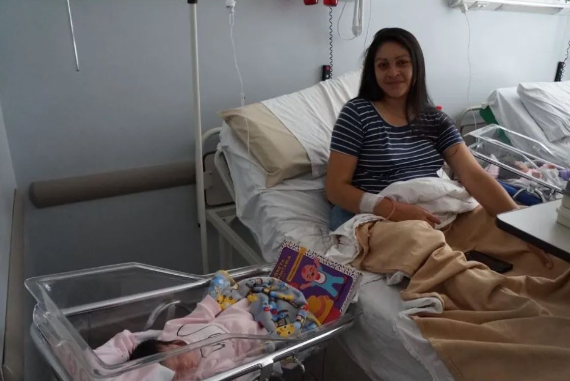 Caucete: Mireya Gómez se convirtió en la primera bebé del 2023 en San Juan