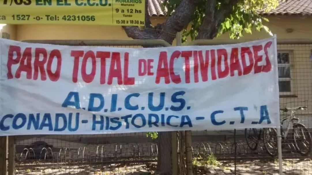San Juan: ADICUS inicia las clases con paro universitario