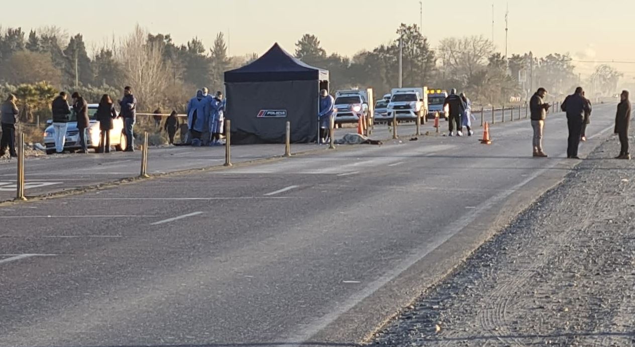Choque en Ruta 40: una persona falleció y el otro se dio a la fuga