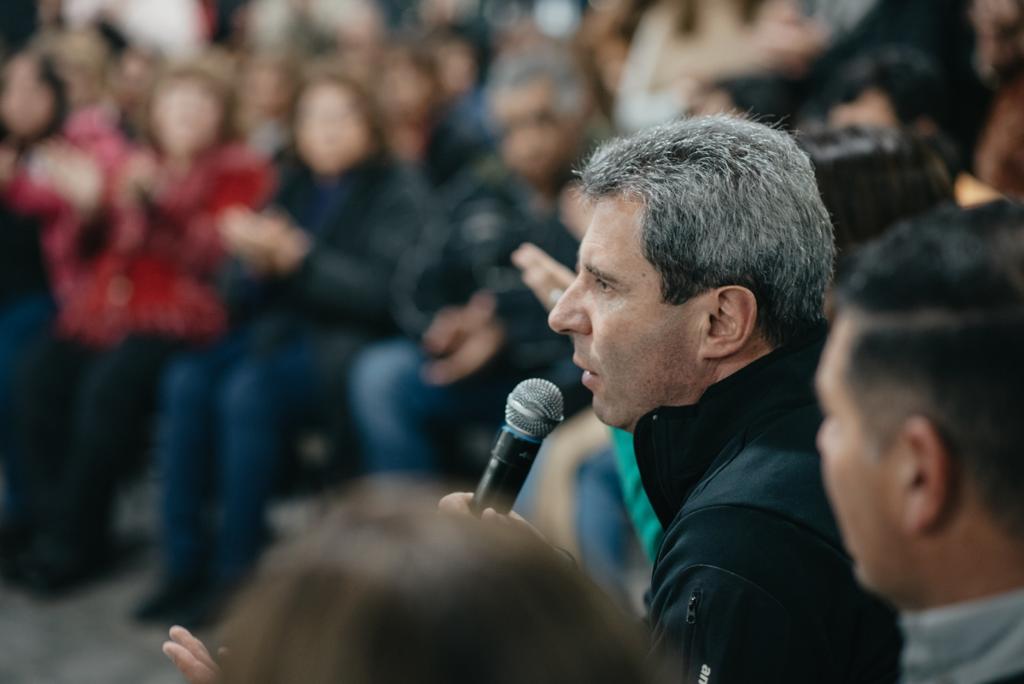 Sergio Uñac se reunió con referentes del PJ de Caucete
