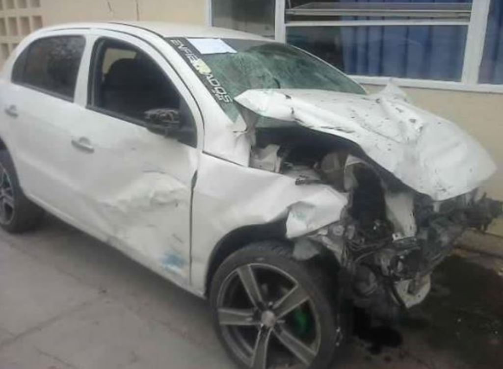 Caucete: fuerte choque entre dos autos