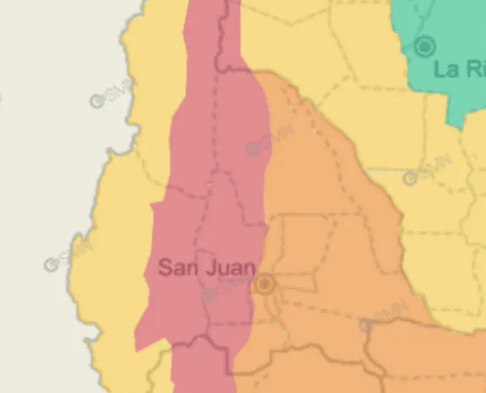Elevan a «rojo» el alerta por Zonda para San Juan: se esperan ráfagas de hasta 120 km/h