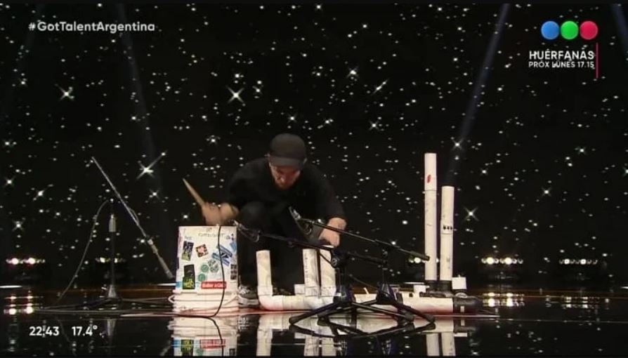 Ramiro, el percusionista sanjuanino brilló en Got Talent Argentina pero no alcanzó