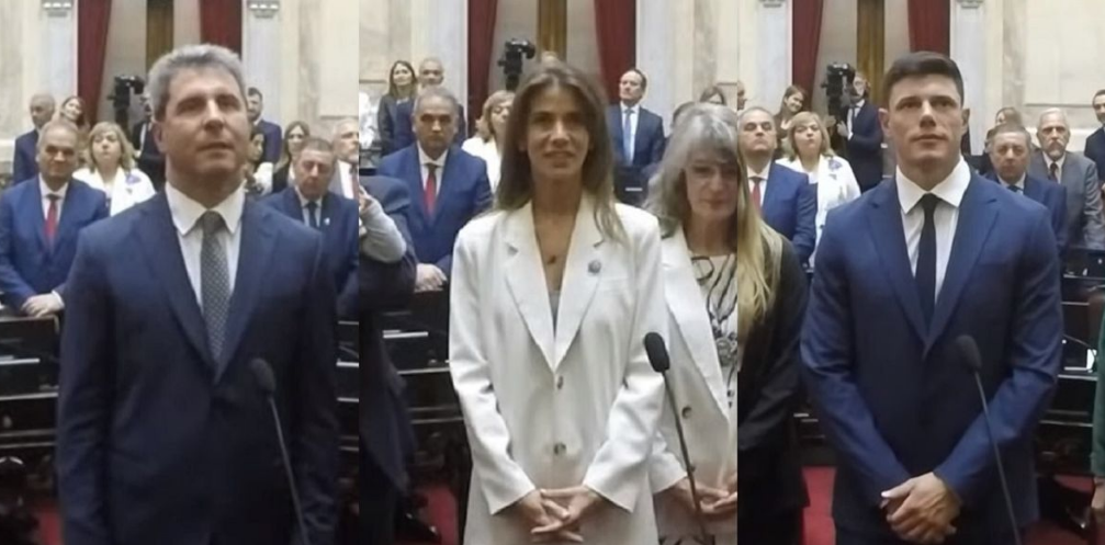 Uñac, Giménez y Olivera asumieron como senadores
