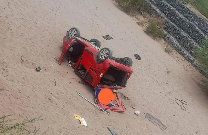 Tres personas murieron tras un vuelco en Bermejo, creen que el conductor se durmió