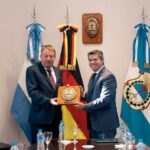 El gobernador Orrego recibió al embajador de Alemania en Argentina