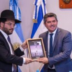 Orrego se reunió con el presidente de la Federación de Comunidades Judías en Argentina