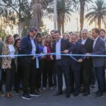 Orrego inauguró la primera obra del programa provincial de pavimentación urbana
