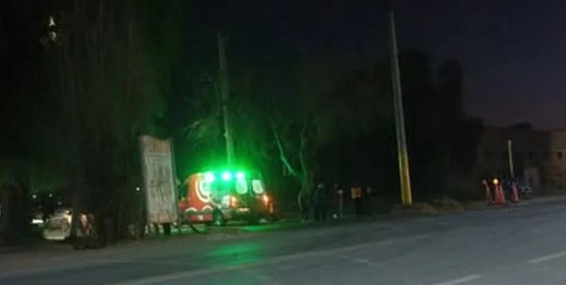 Caucete: un ciclista chocó contra un auto y tuvo que ser trasladado de urgencia
