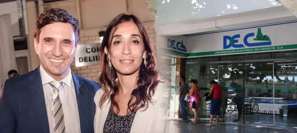 La candidata, aún no paga la millonaria deuda con Decsa