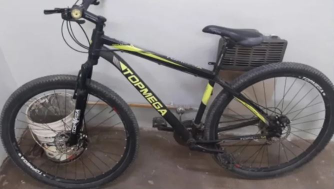 Caucete: recuperan una bicicleta robada, estaba oculta en un descampado