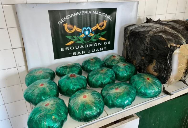Incautaron más de 1 kilo de cocaína y 12 kilos de hojas de coca