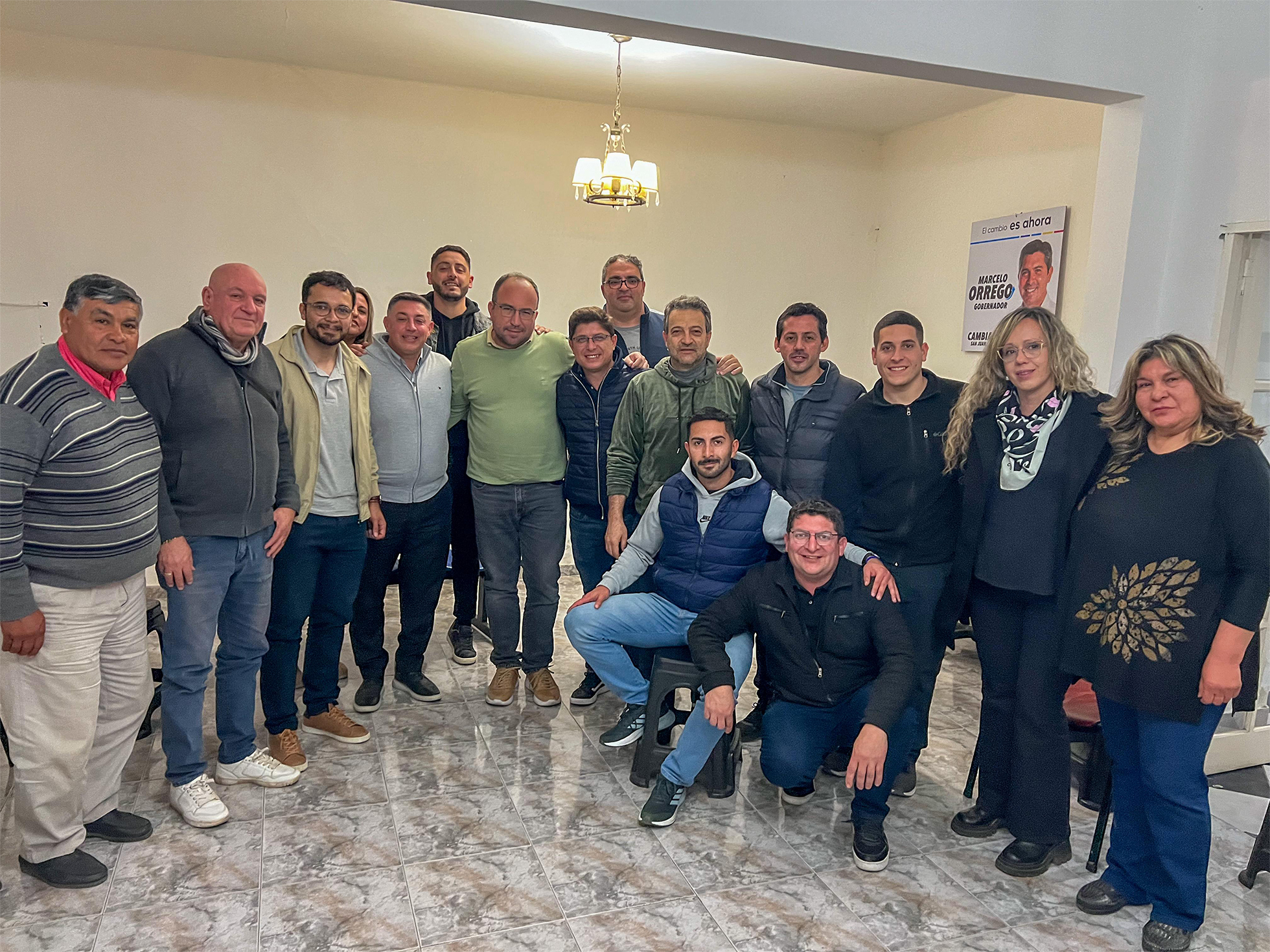 Caucete: el orreguismo local se mostró unido y fuerte para la campaña
