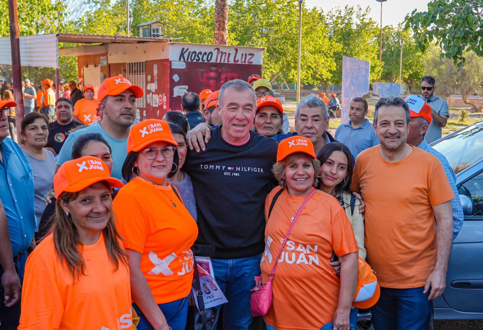 Los candidatos de «X San Juan» visitaron Caucete y realizaron actividades