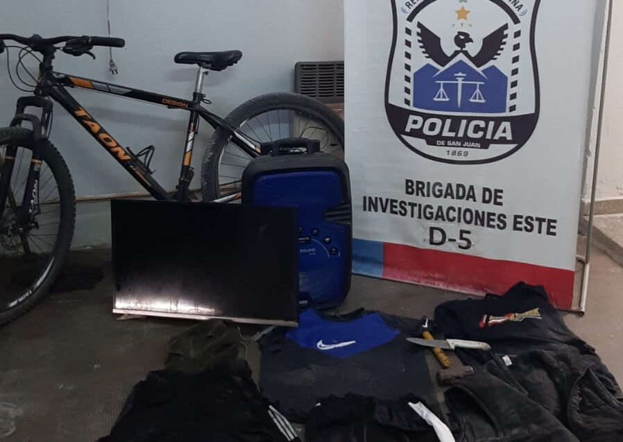 Robaban en Caucete y 25 de Mayo, fueron detenidos