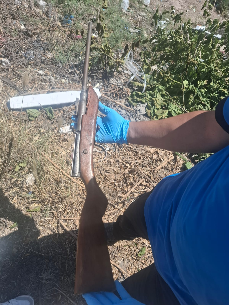 Caucete: Detuvieron a un hombre con un rifle calibre 22