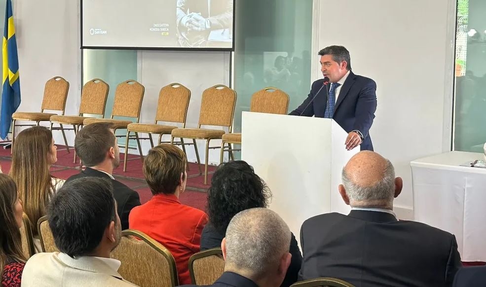Orrego en Suecia: «En San Juan no queremos una minería a cualquier costo»