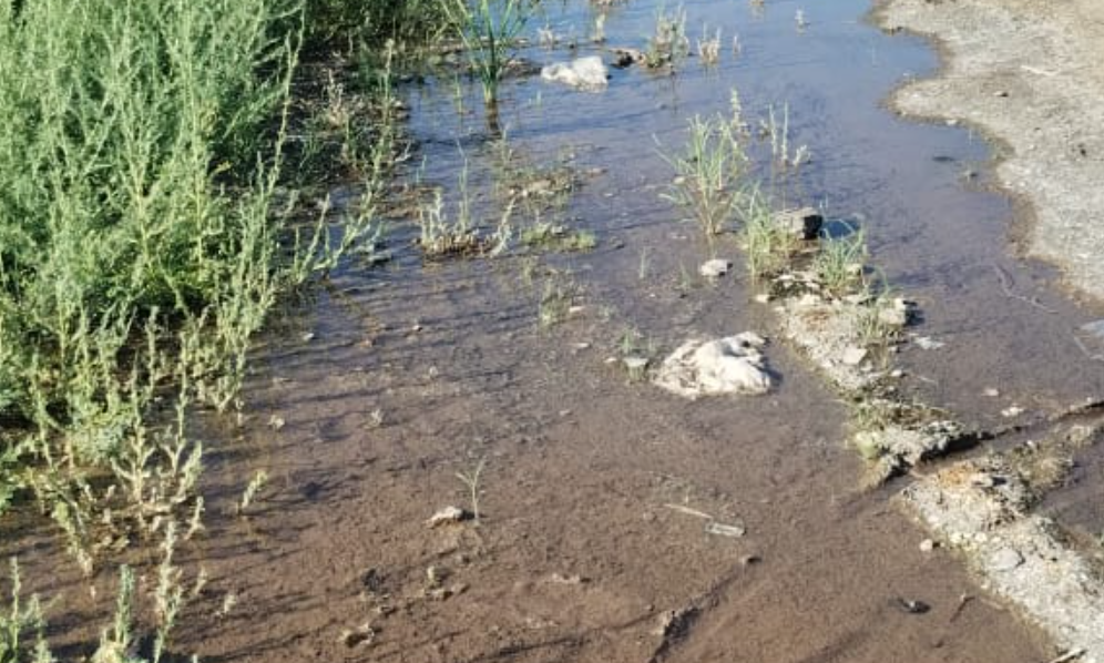 Caucete: se rompió un caño y la Unión Vecinal no se hace cargo