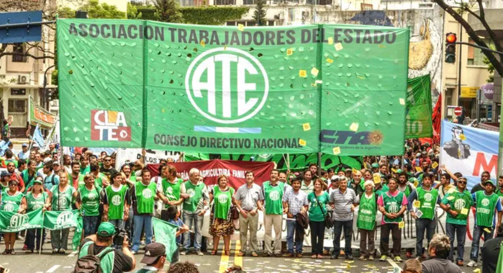 ATE convoca al paro y movilización en la fecha que se debata la reforma laboral en el Congreso