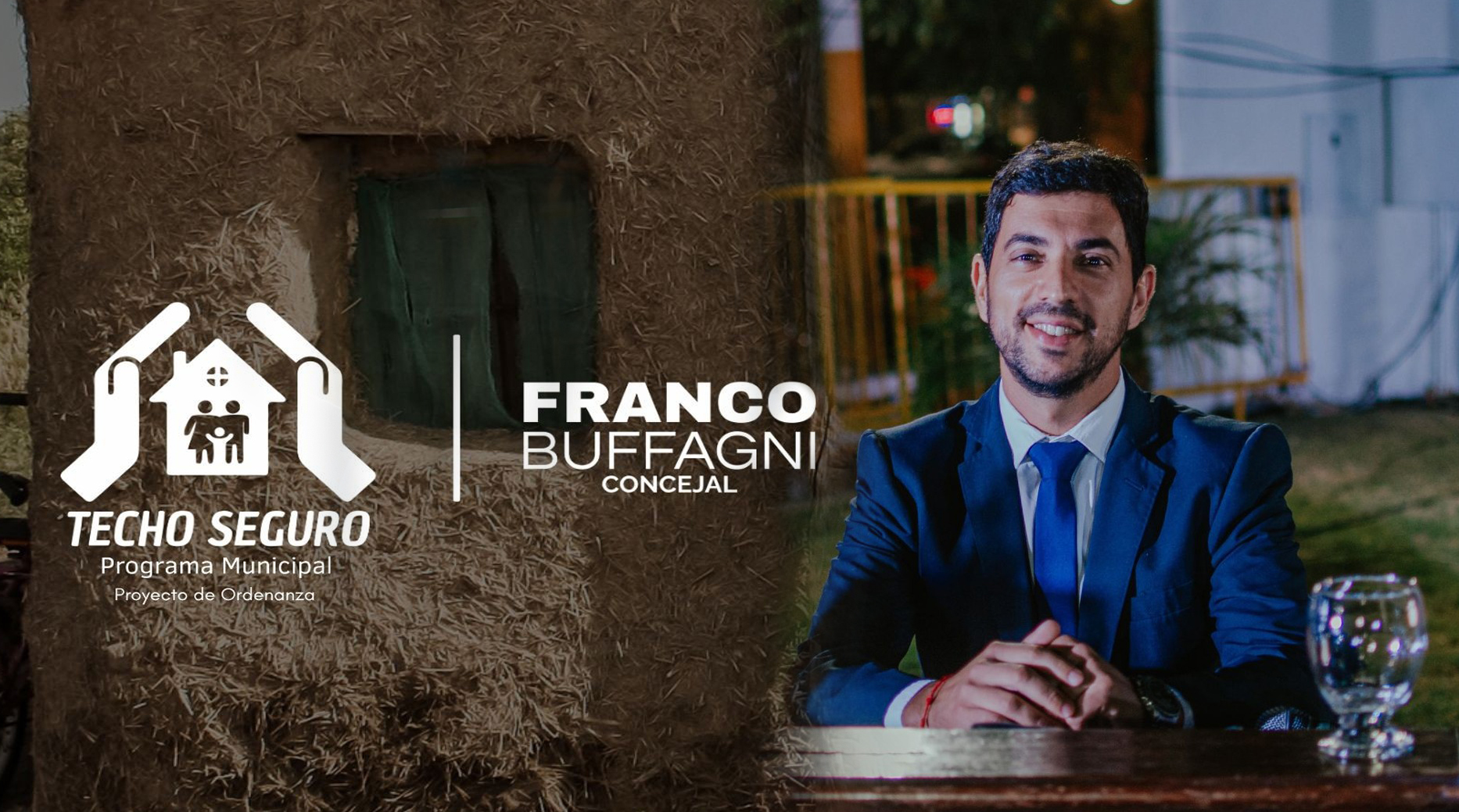El Concejal Buffagni presentó un novedoso proyecto llamado “Techo Seguro”, para las familias vulnerables de Caucete