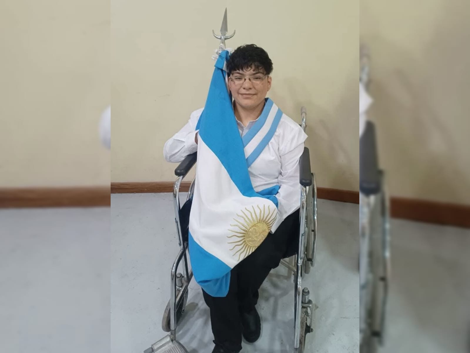 Nicolás Escobar: el joven sanjuanino que conquistó la bandera universitaria y el corazón de todos