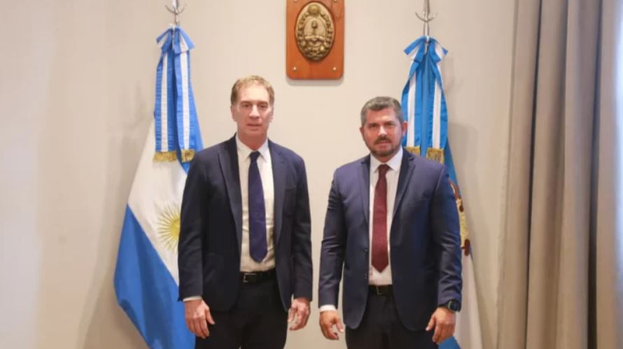 Orrego se reunió con el ministro Santilli