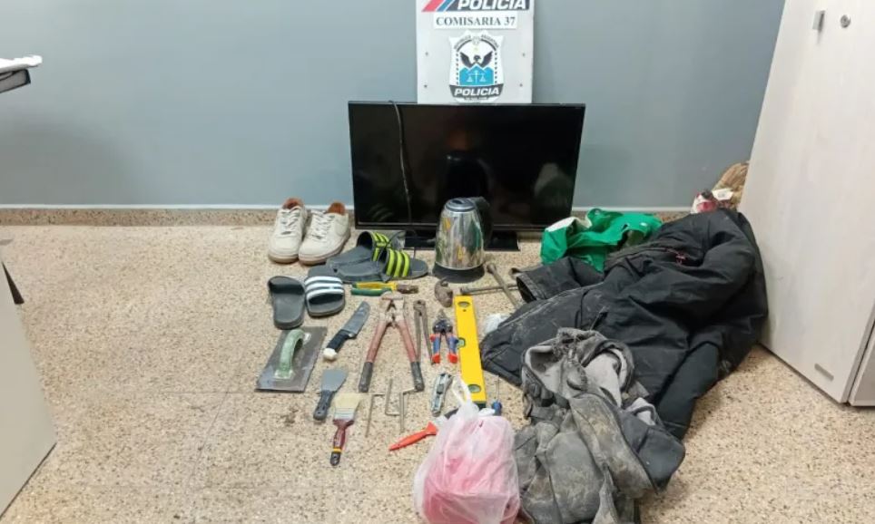 Caucete: ingresó a una casa y robó todo lo que pudo, luego fue atrapado