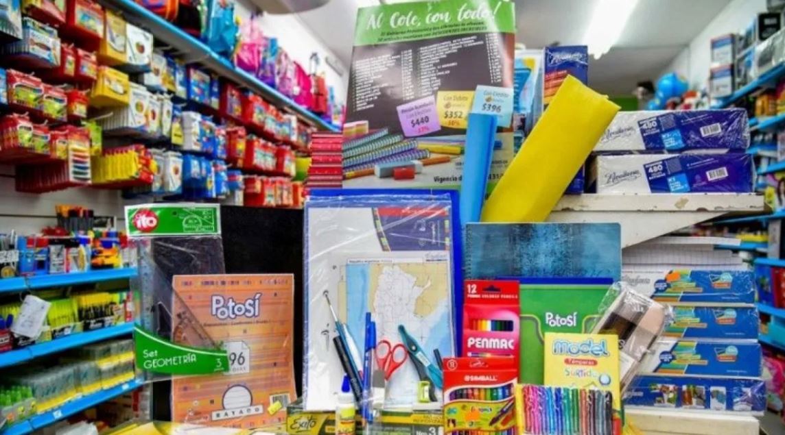 San Juan: se espera un aumento de un 10% en los útiles escolares