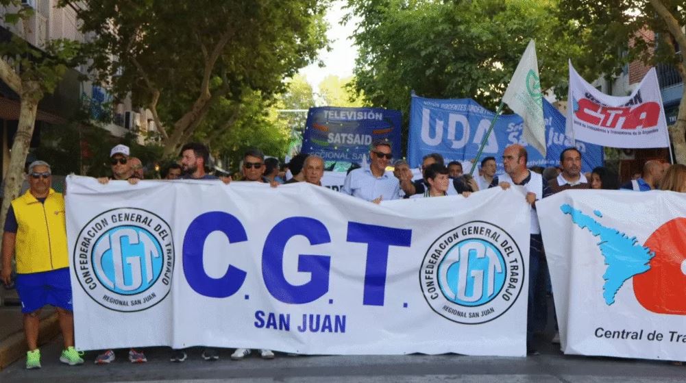 La CGT San Juan se suma al paro nacional por el debate de la reforma laboral