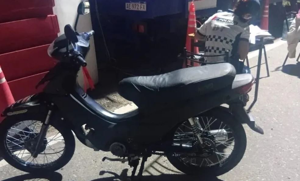 Caucete: secuestran una moto con pedido por hurto calificado durante un operativo