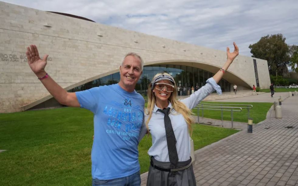 Marley y Vicky Xipolitakis, de visita para grabar los encantos sanjuaninos
