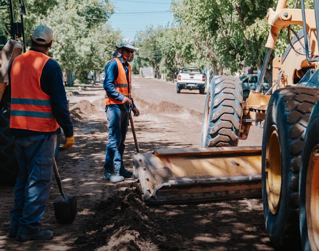 Caucete suma obras de pavimentación con fondos de la provincia