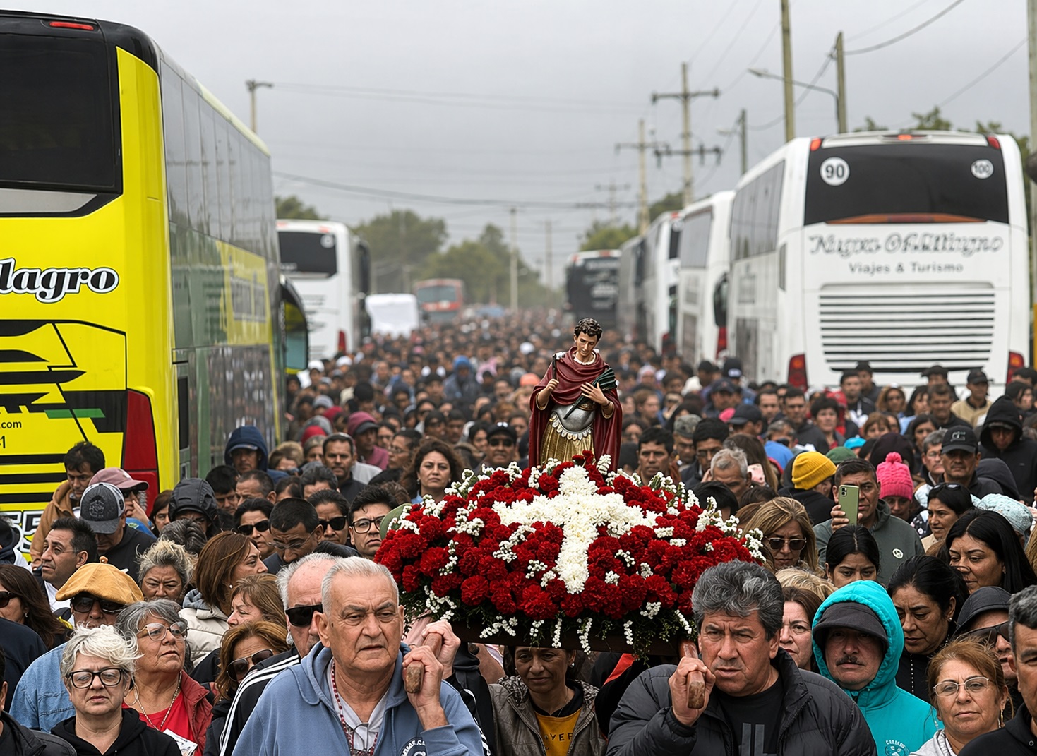 San Expedito: la fe movilizó una multitud