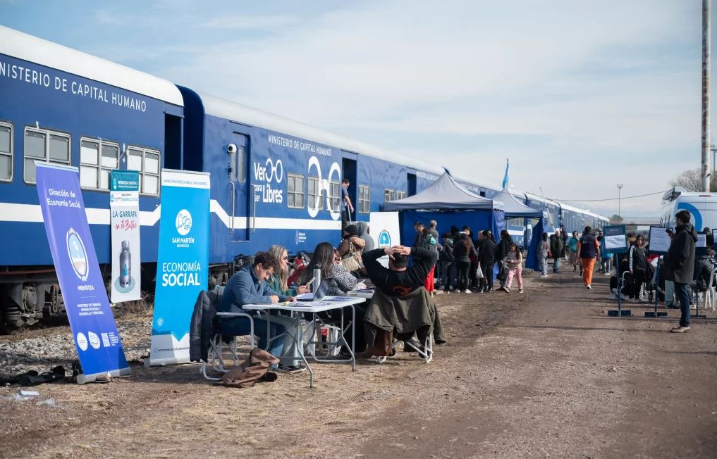 Última semana del tren de capital humano en Caucete