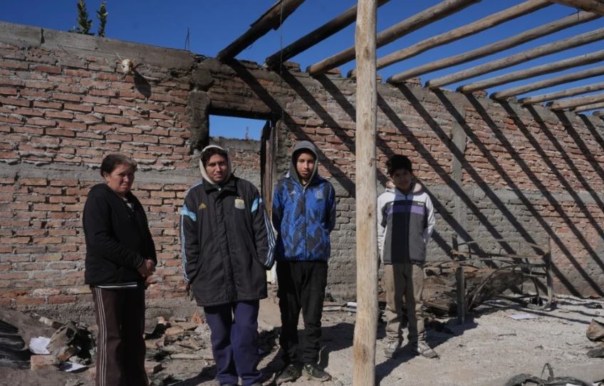 9 de Julio: un voraz incendio dejó sin nada a una humilde familia
