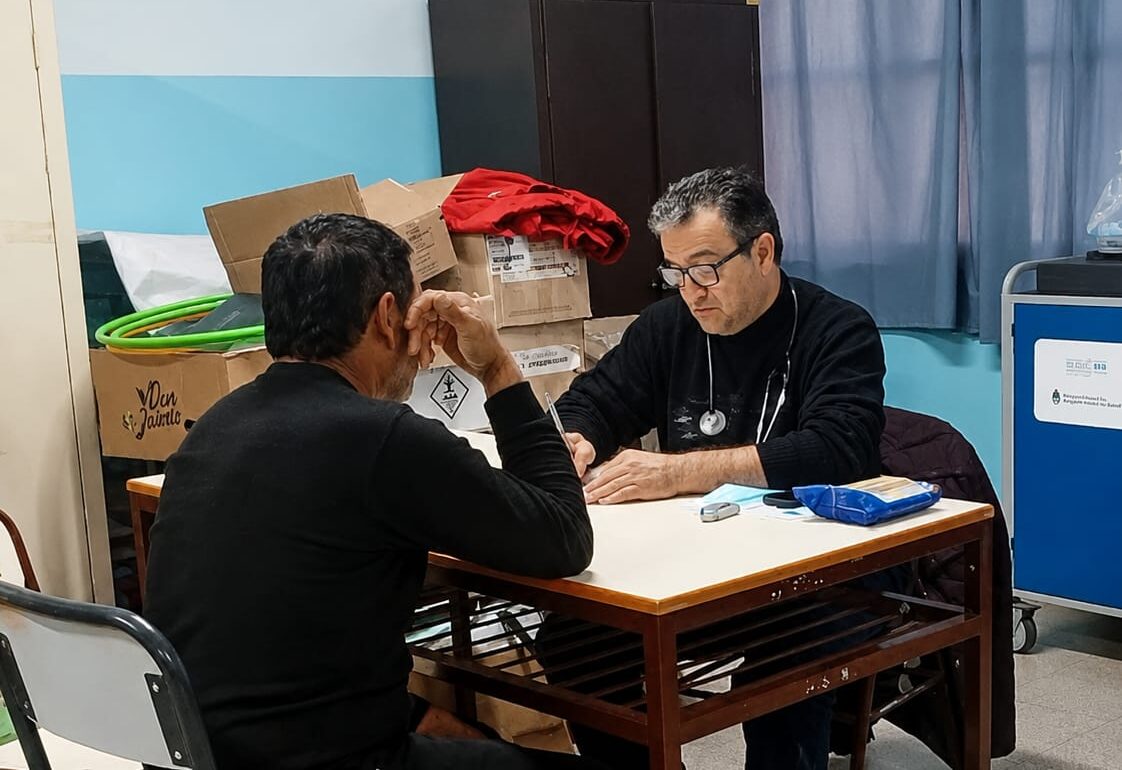 Caucete: el Dr. Bernal realizó un nuevo operativo sanitario en La Planta